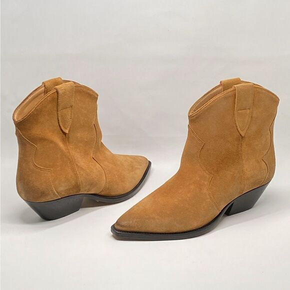 Isabel Marant Dewina Suede Western Booties size 37 - Picture 9 of 14